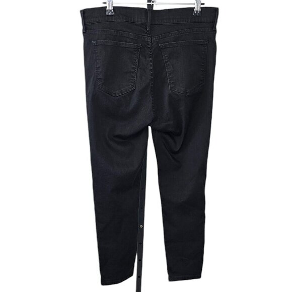 Mott & Bow Womens High Rise Skinny Jeans Size 31 Stretch Denim Black Wash - Picture 4 of 5